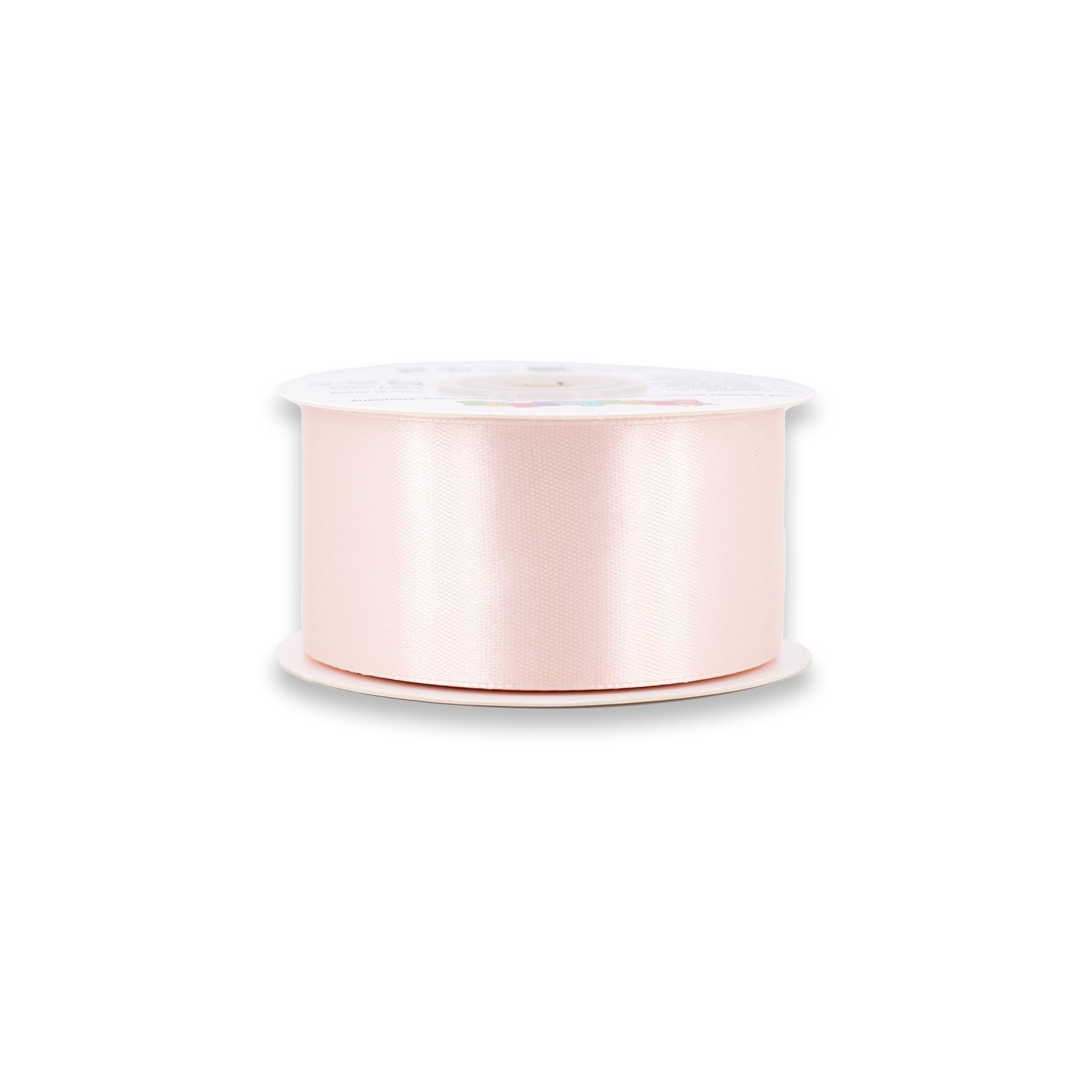 Creativery Satinband, Satinband 38mm x 25m Rolle Blush Rosé