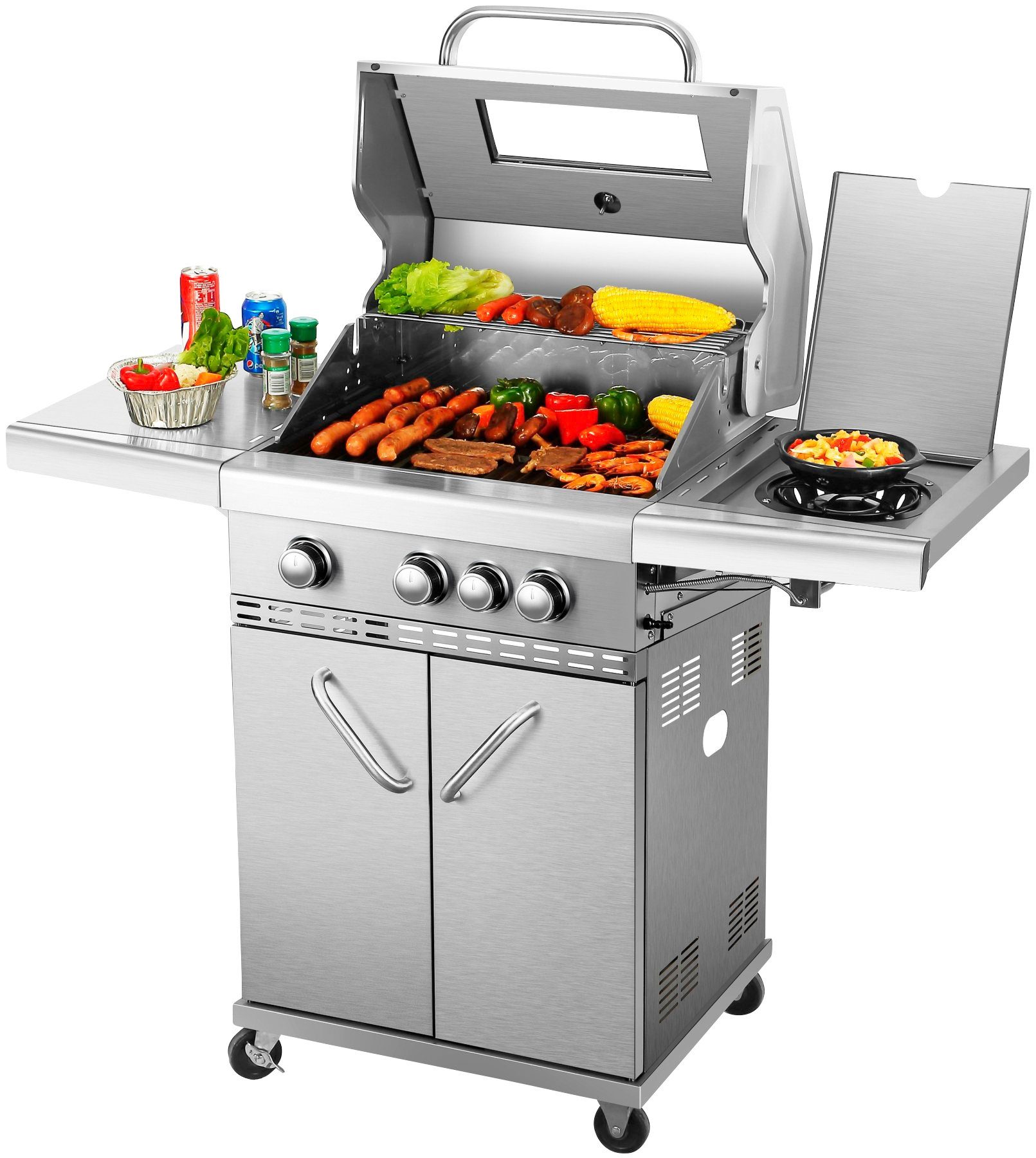EL FUEGO Gasgrill »Pittsburgh«, BxTxH 131x54x119 cm online kaufen OTTO