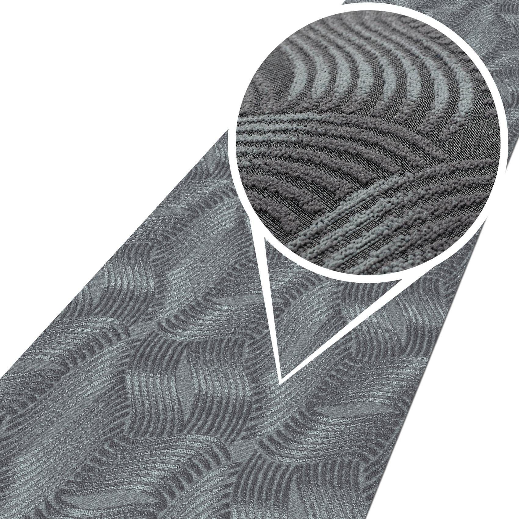 Küchenläufer Flurläufer Küchenläufer Teppichläufer Textil JULIANNA Premium Wellen, ANRO, Rechteckig, Höhe: 3 mm, Textil