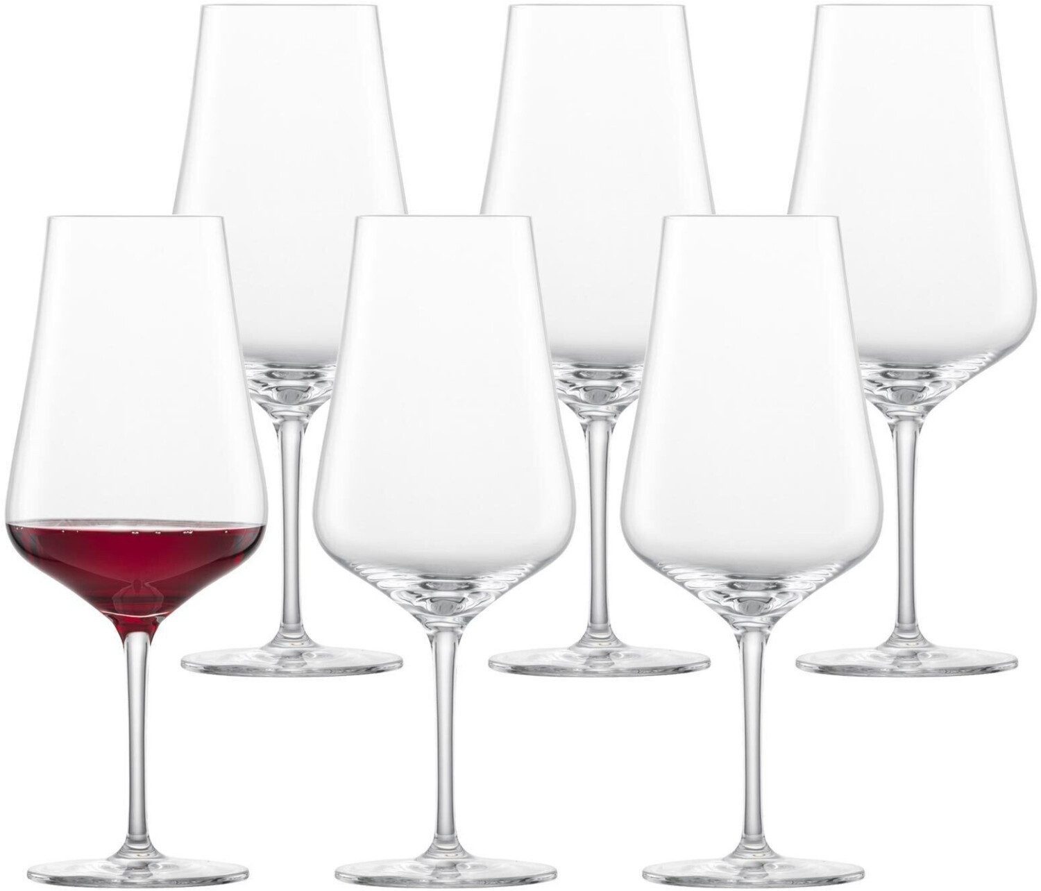 SCHOTT ZWIESEL Rotweinglas 6 x Bordeauxpokal Rotweinglas Bordeauxglas FINE MEDOC 660ml, 6-tlg.