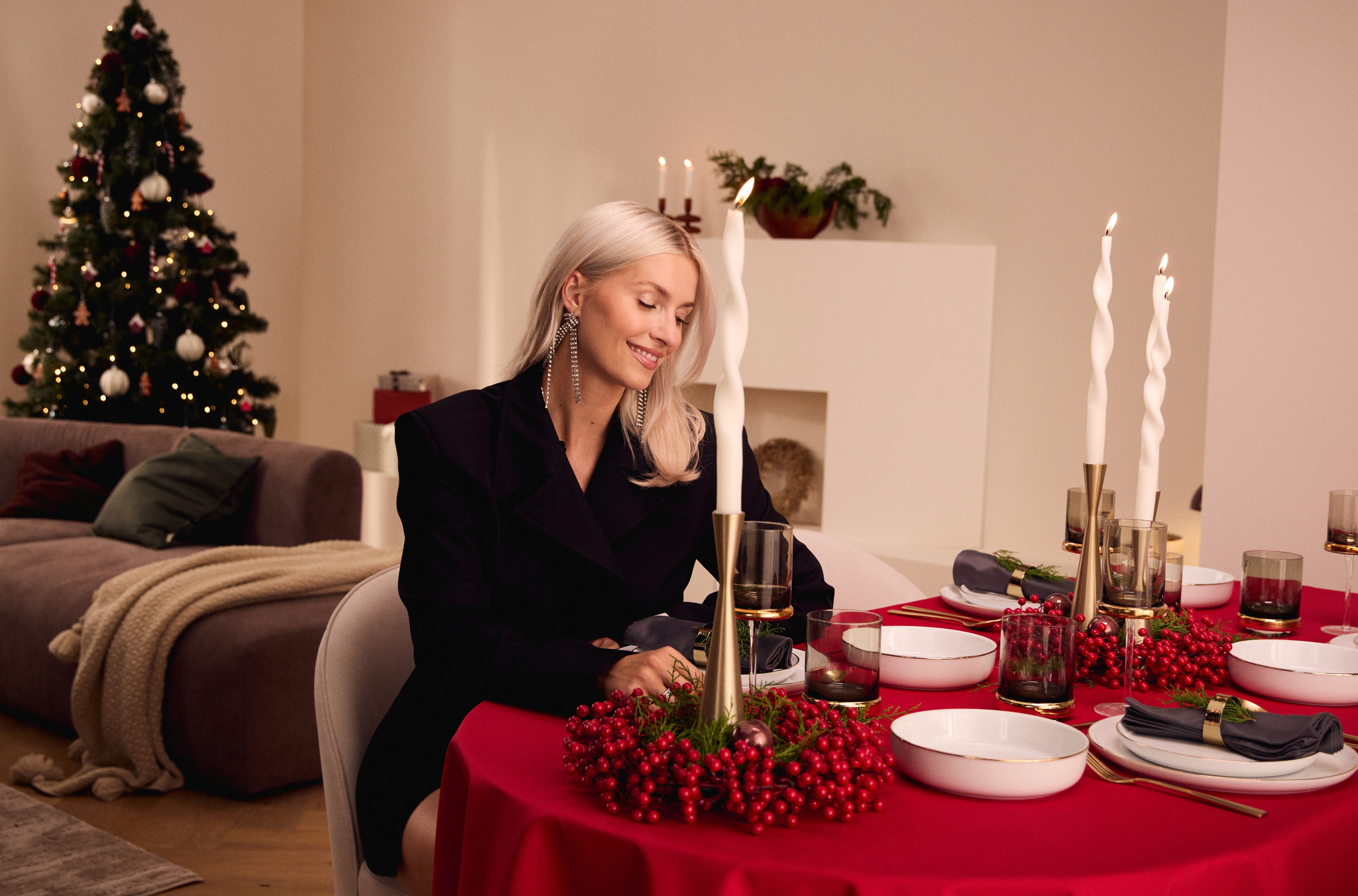 LeGer Home by Lena Gercke Kombiservice Elowen (16-tlg), 4 Personen, Porzellan, Haltbarkeit, Zeitlos