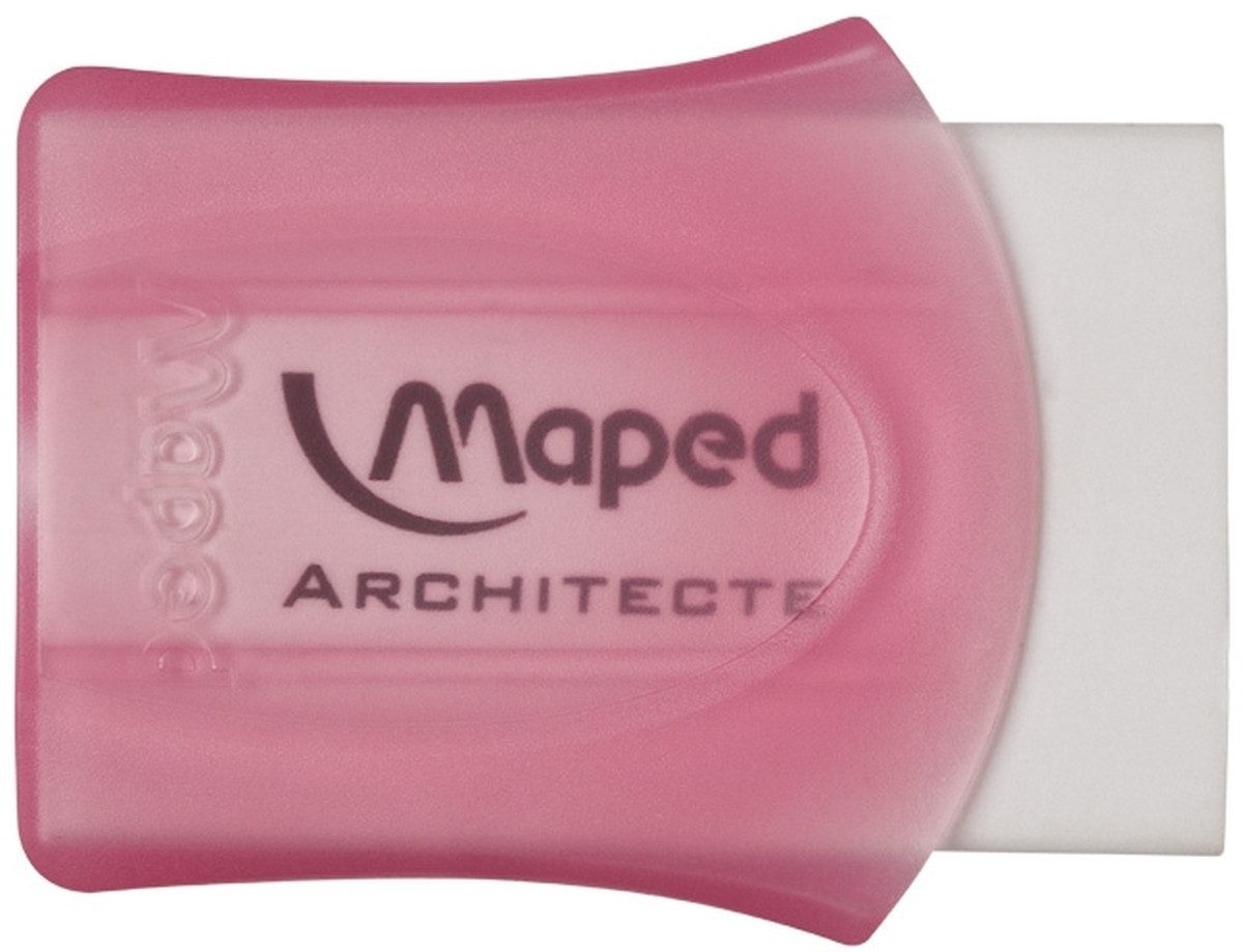 MAPED Radiergummi Radierer Architecte 50,8x17,2x39,2mm farbig sortierter Schiebemanschet
