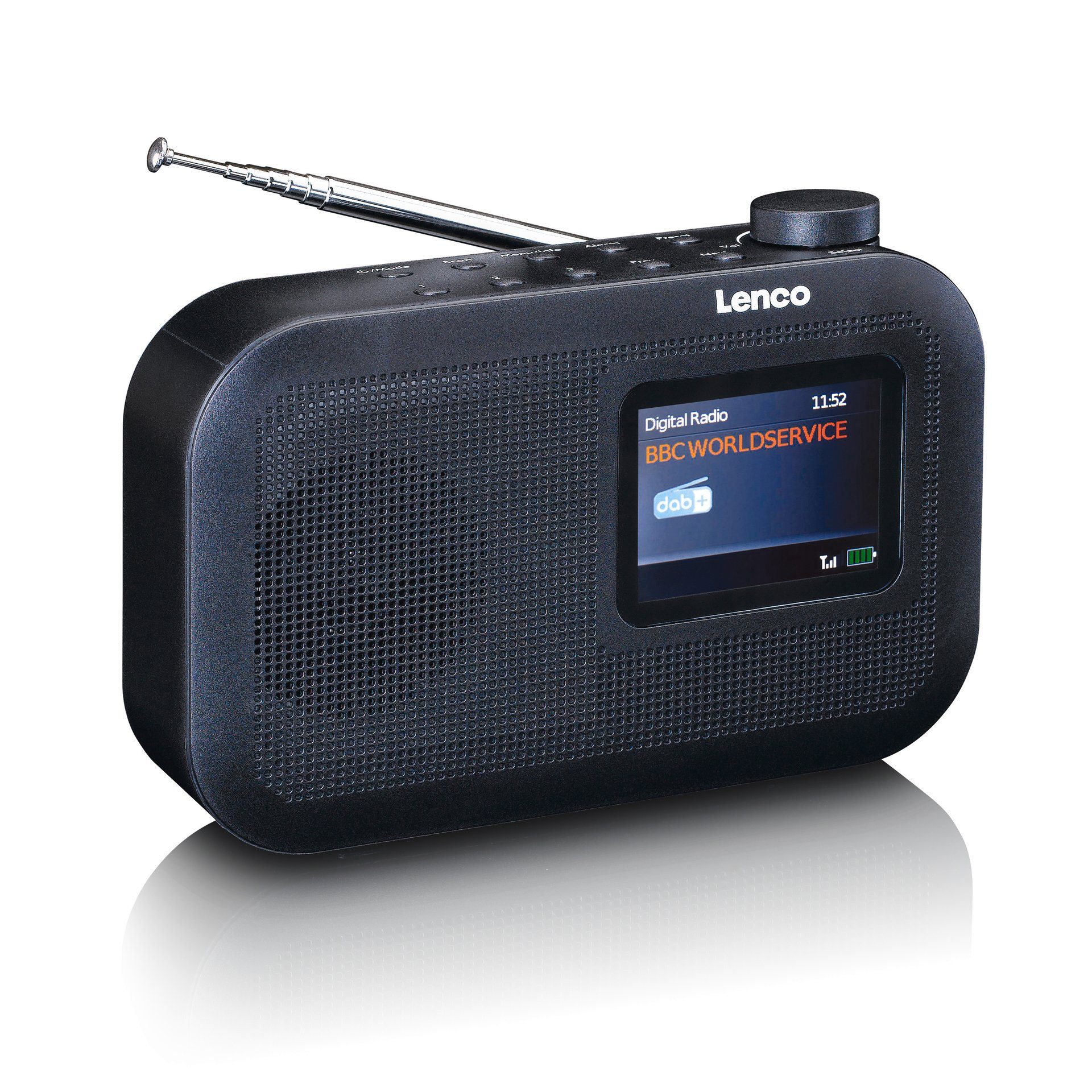 Lenco PDR-026BK Taschenradio (Digitalradio (DAB) (DAB) Digitalradio DAB+ 