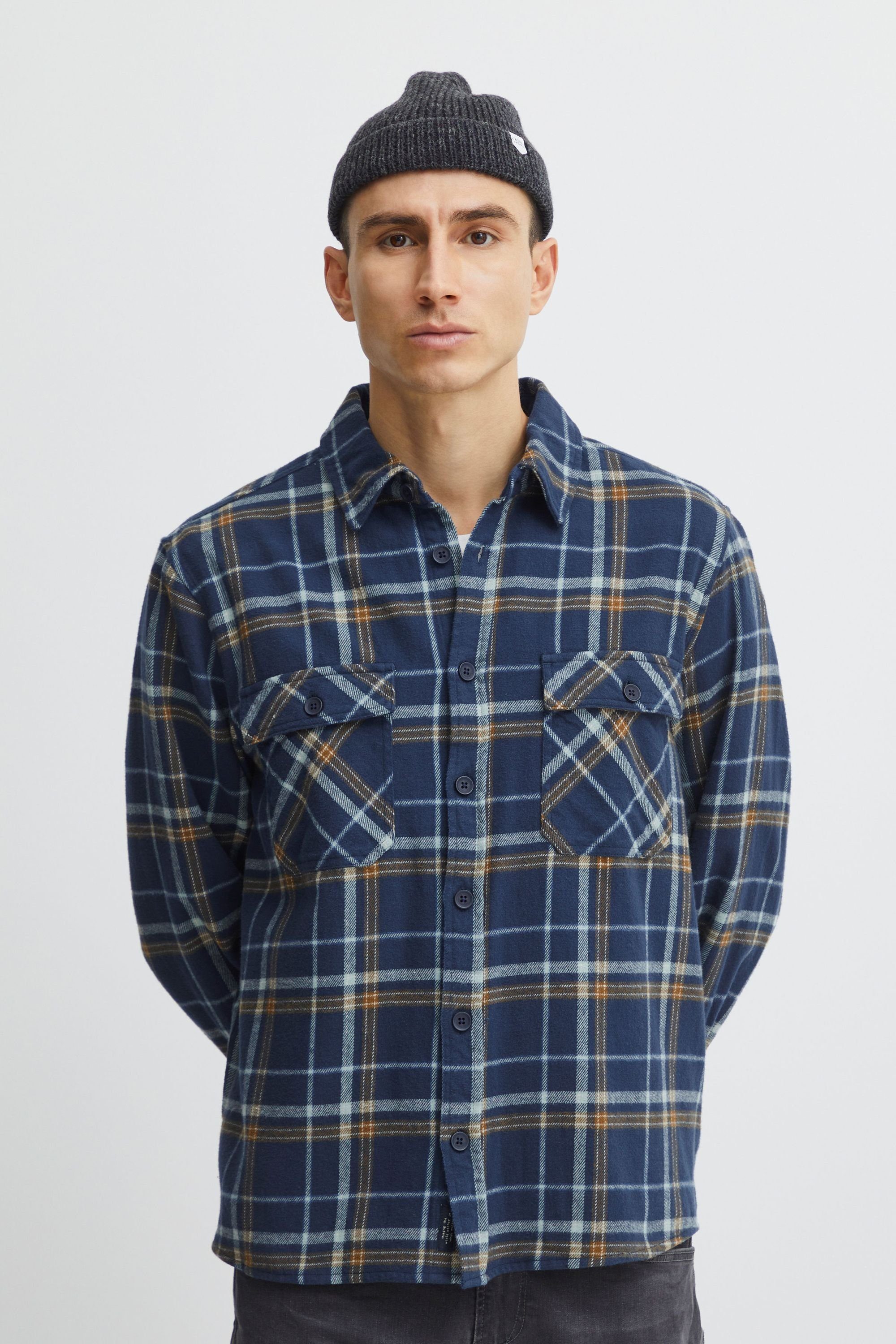 Blend Langarmhemd BHShirt Stilvolles Hemd mit langen Ärmeln