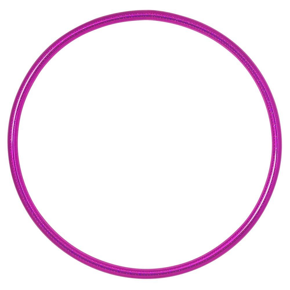 Hoopomania Hula-Hoop-Reifen Kinder Hula Ø 80cm Hoop, Hologramm Farben, Pink