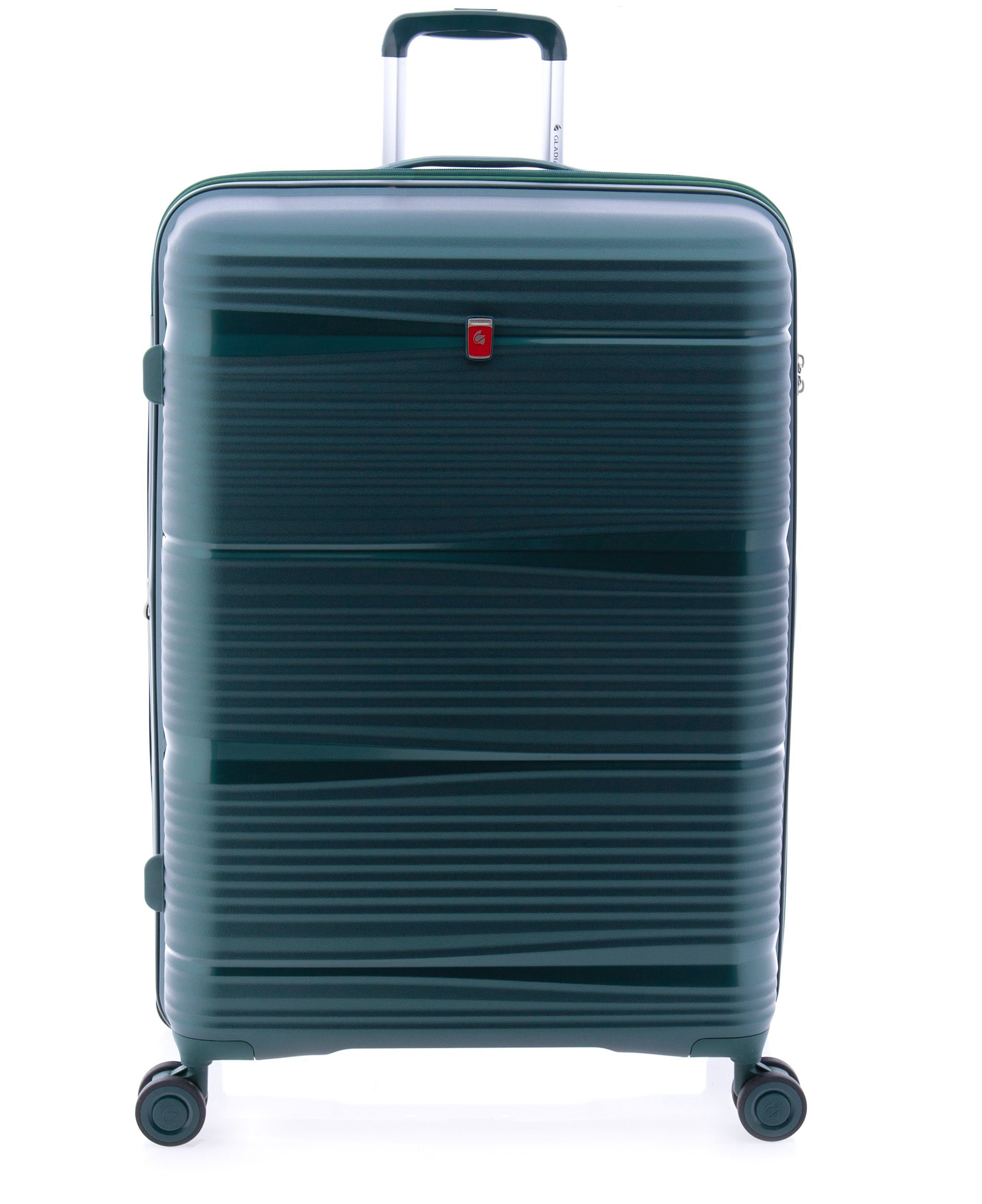 GLADIATOR Hartschalen-Trolley Koffer XL - 76 cm, 4 Rollen, TSA, Dehnfalte, div. Farben