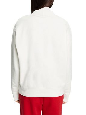 Esprit Sweatshirt Logo-Sweatshirt mit Stehkragen (1-tlg)