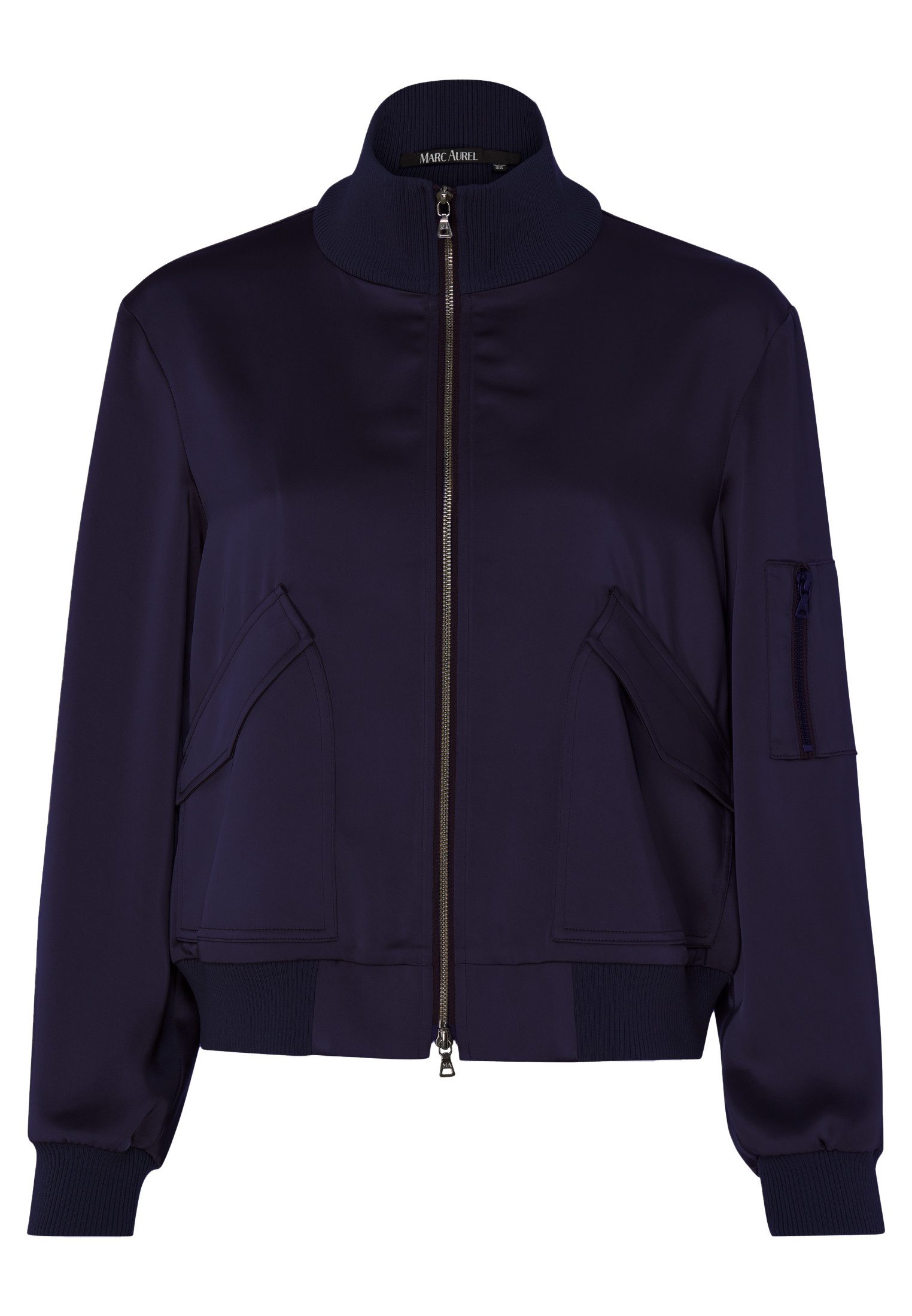 MARC AUREL Kurzjacke mit Strickbündchen
