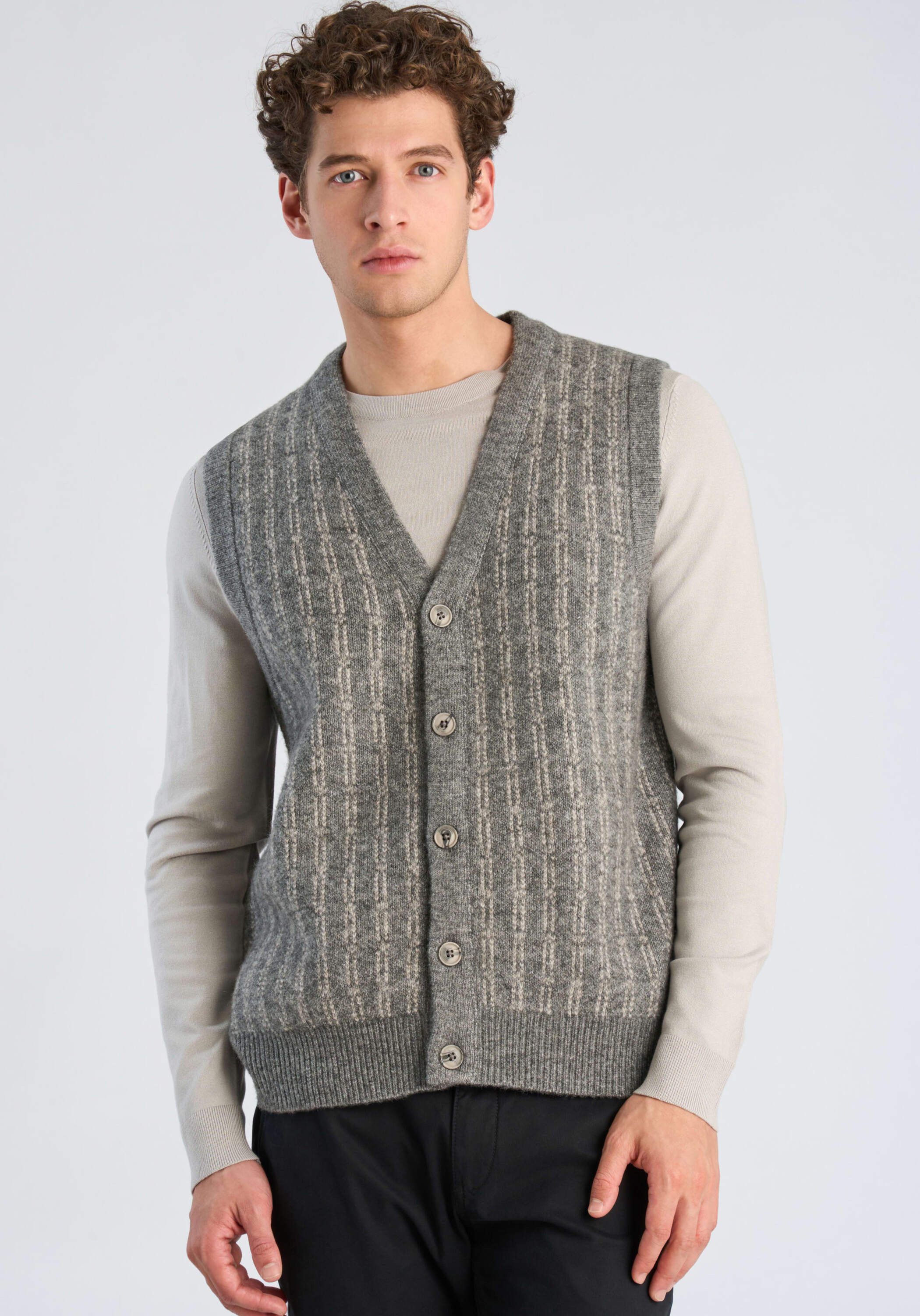 LINDBERGH Strickweste Pullunder Comfort Fit