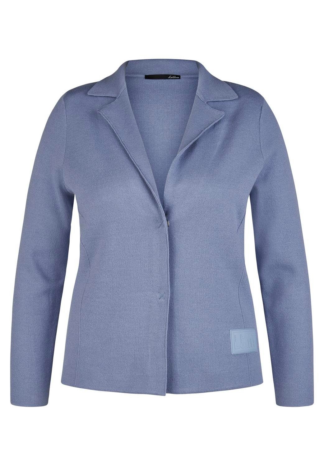 LeComte Strickjacke Strickjacke, Rauchblau