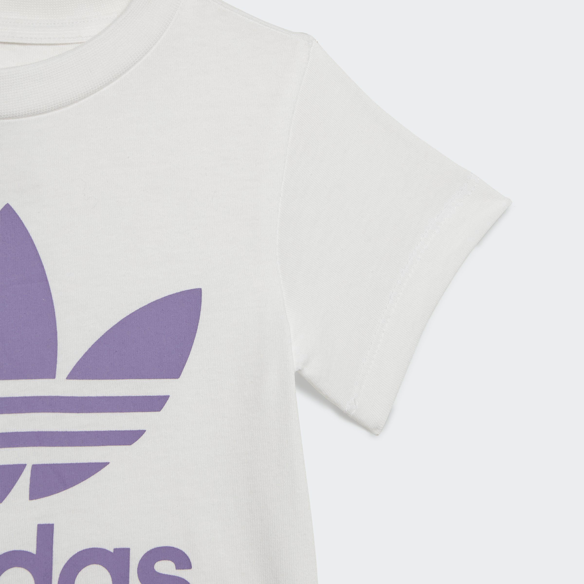 (Set) adidas Magic Shorts TREFOIL T-Shirt SHORTS UND Originals SET Lilac &