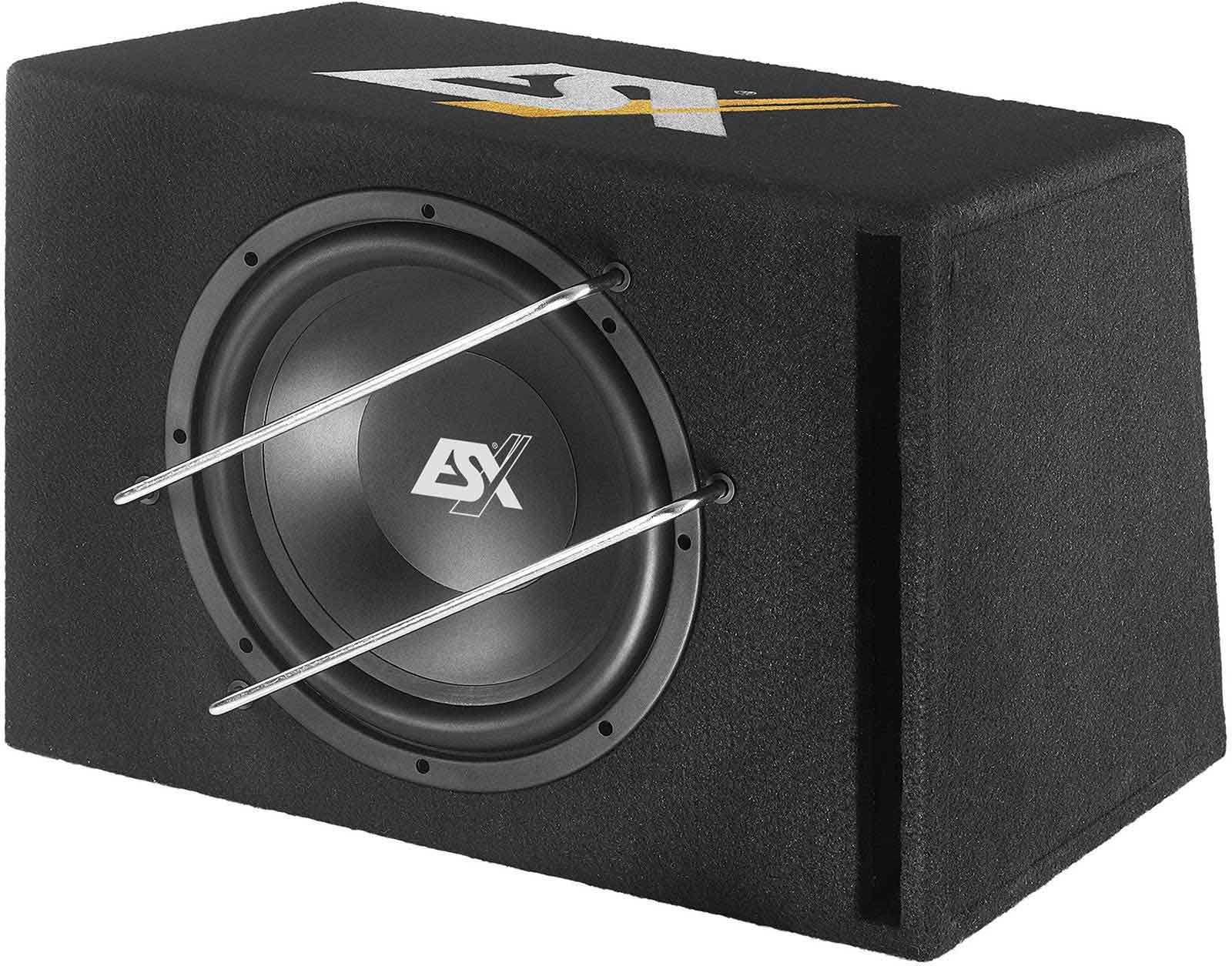 ESX ESX HORIZON HXB12R Bassreflex Subwooferkiste 30 cm Audio- & Video-Kabel