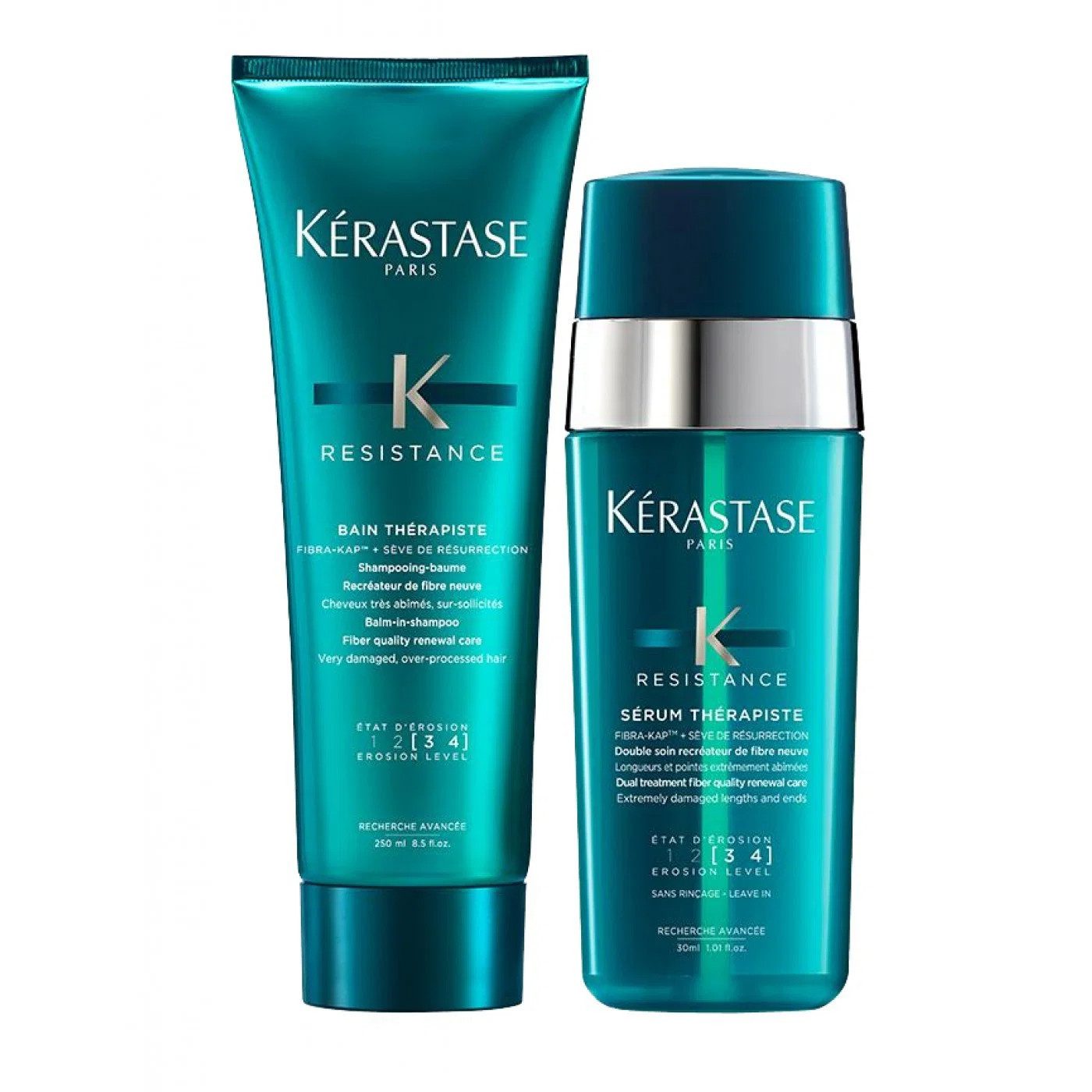 Kérastase Haarpflege-Set Kérastase Résistance Thérapiste Set Shampoo Serum Repair, 2-tlg., reichhaltig