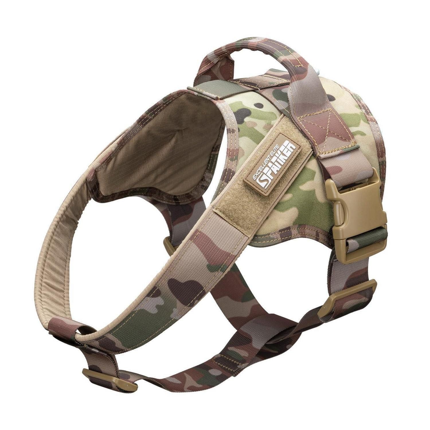 LuxusKollektion Hunde-Geschirr Hundegeschirr Taktisch Nylon Camouflage Verstellbar, Textil