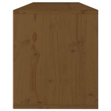 vidaXL Regal Wandschrank Honigbraun 100x30x35 cm Massivholz Kiefer Schränkchen