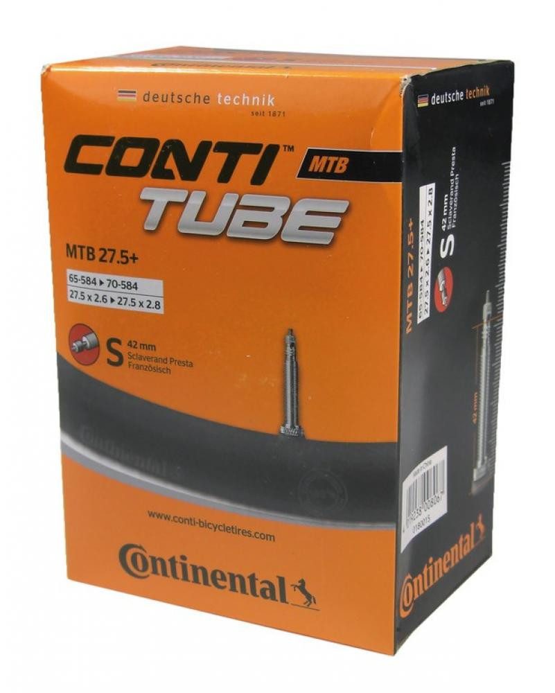 Fahrradschlauch Continental Schlauch Conti MTB 27.5 B+ 27.5x2.3/2.7\" 57/70-584 SV 42m