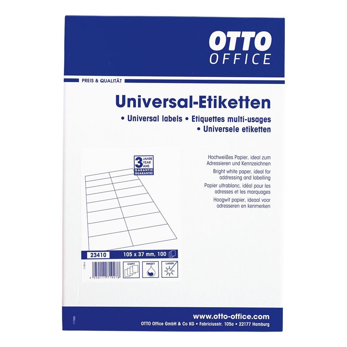 Etiketten Standard