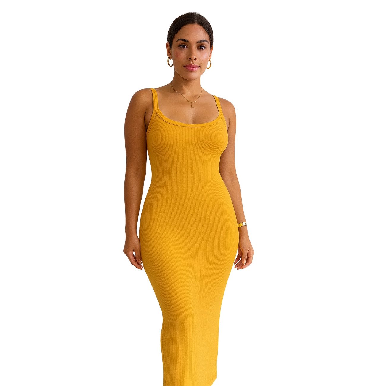 Milauren Maxikleid PRISMÉ figurbetont Limited Style Slim fit Sommerkleid