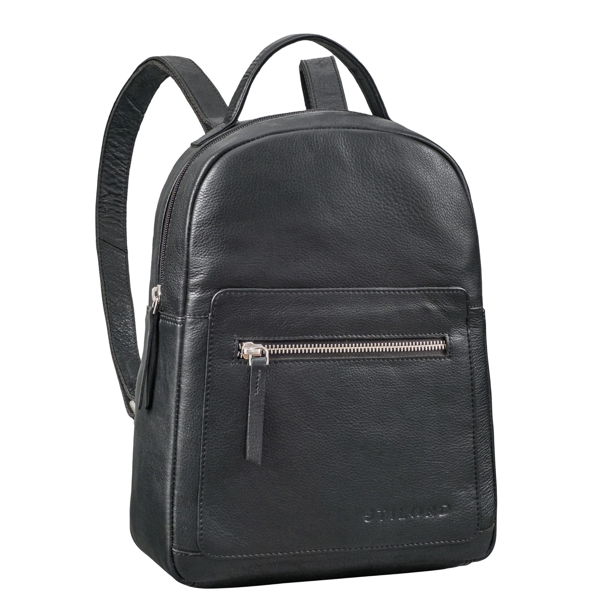 Cityrucksack "Luisa" Kleiner Lederrucksack Damen Echtleder Rucksack Cityrucksack