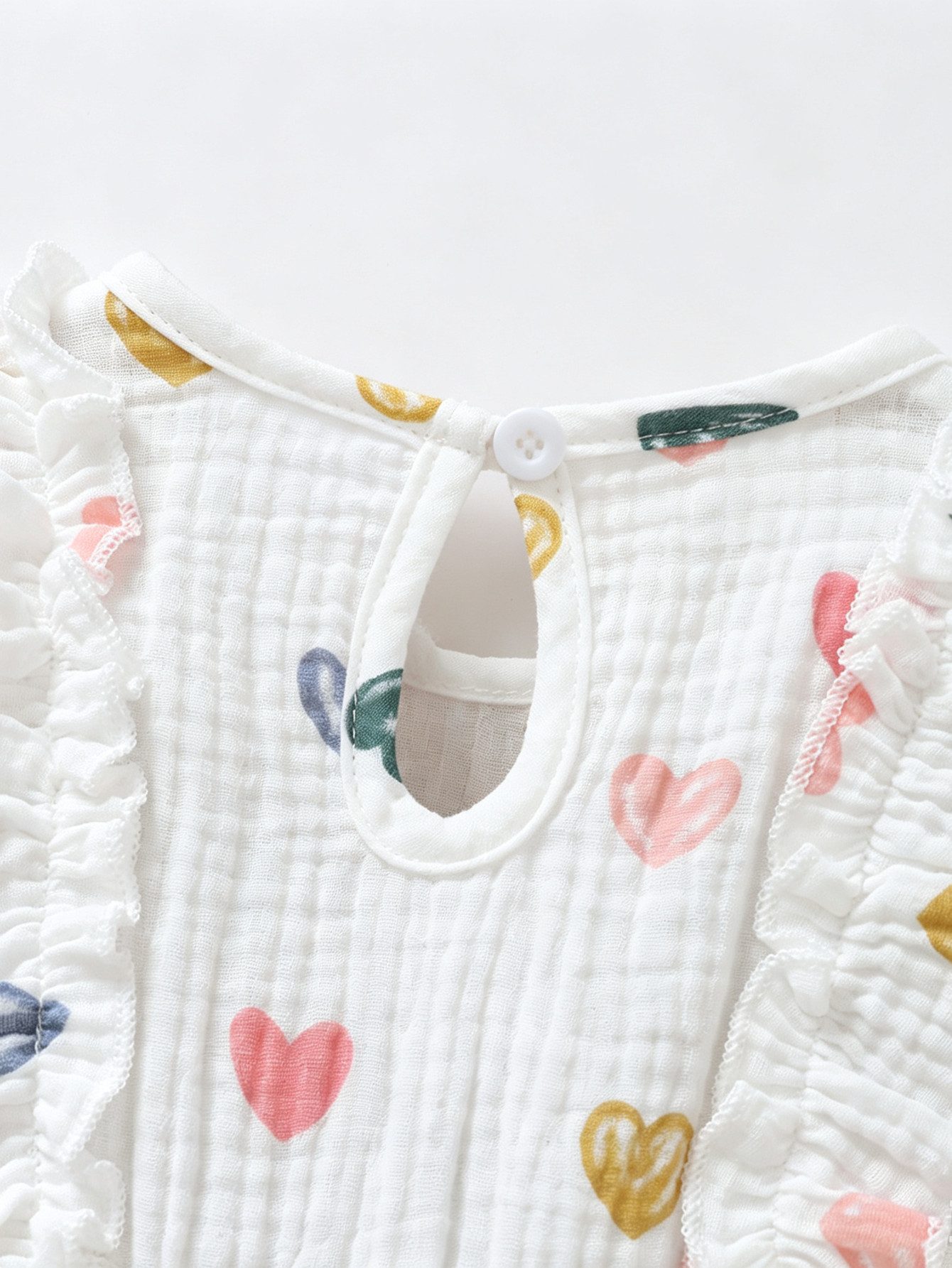 Lapastyle Druckkleid Baby Mädchen Kleidung, Langärmelig Kleid mit Hut, 100 % Baumwolle (Schleppe + Hut) mit allover Print