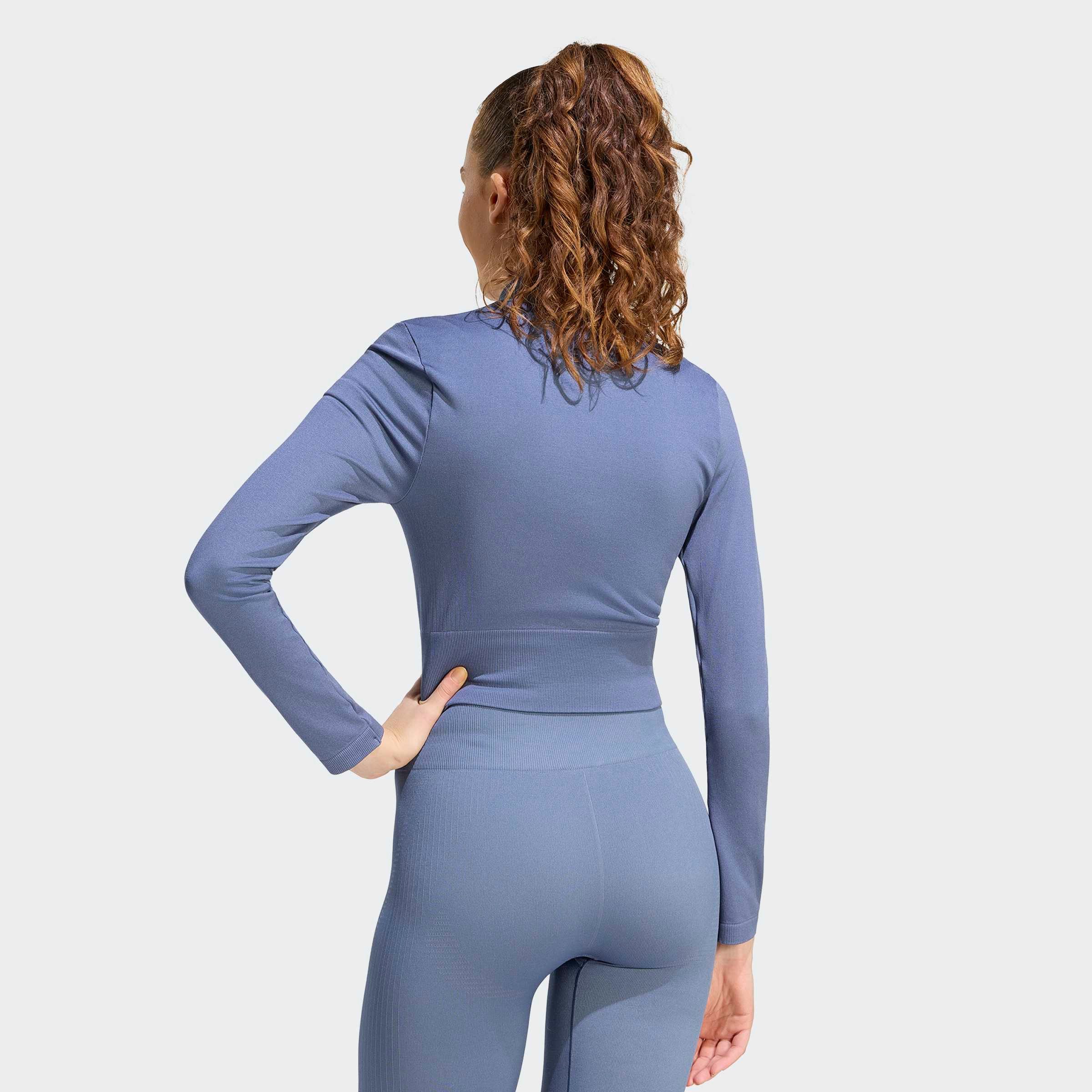 adidas Performance Rollkragenpullover WORKOUT ESSENTIALS, DURCHGEHENDER REISSVERSCHLUSS, STRICK