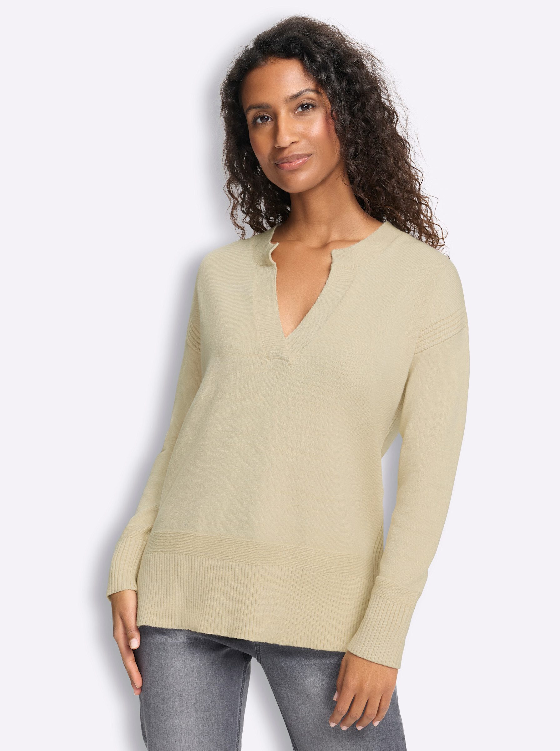 Strickpullover Pullover Langarm Jersey