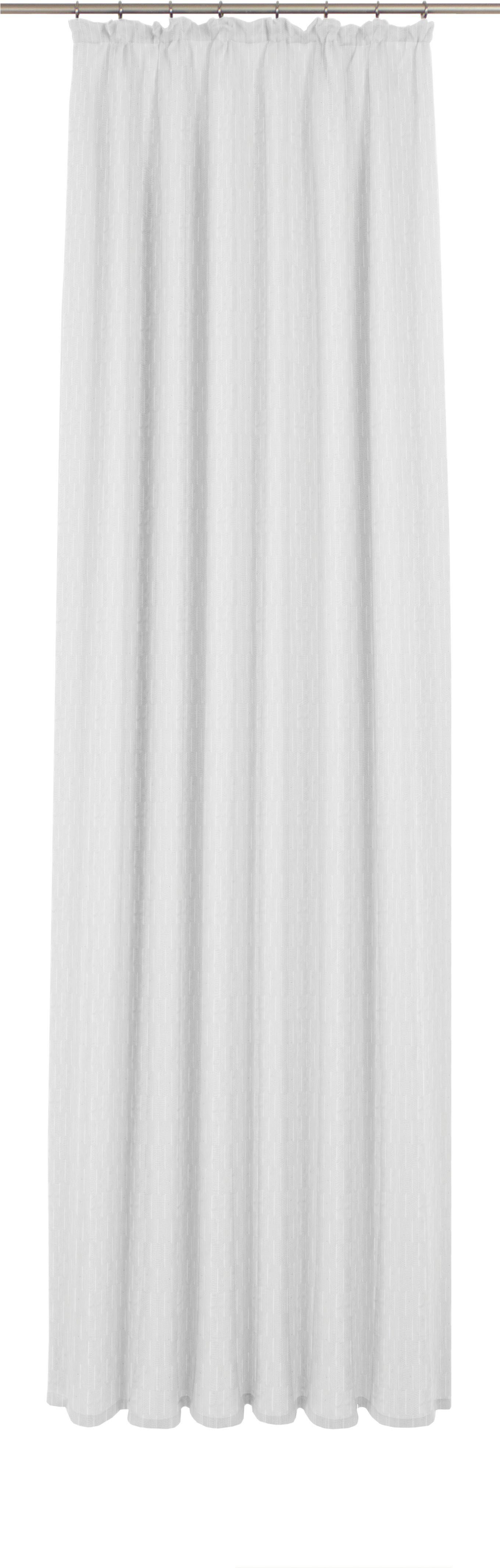 (1 Faltenband Vorhang Store Faltenband, St), Voile, mit halbtransparent, Wirth, Hanna