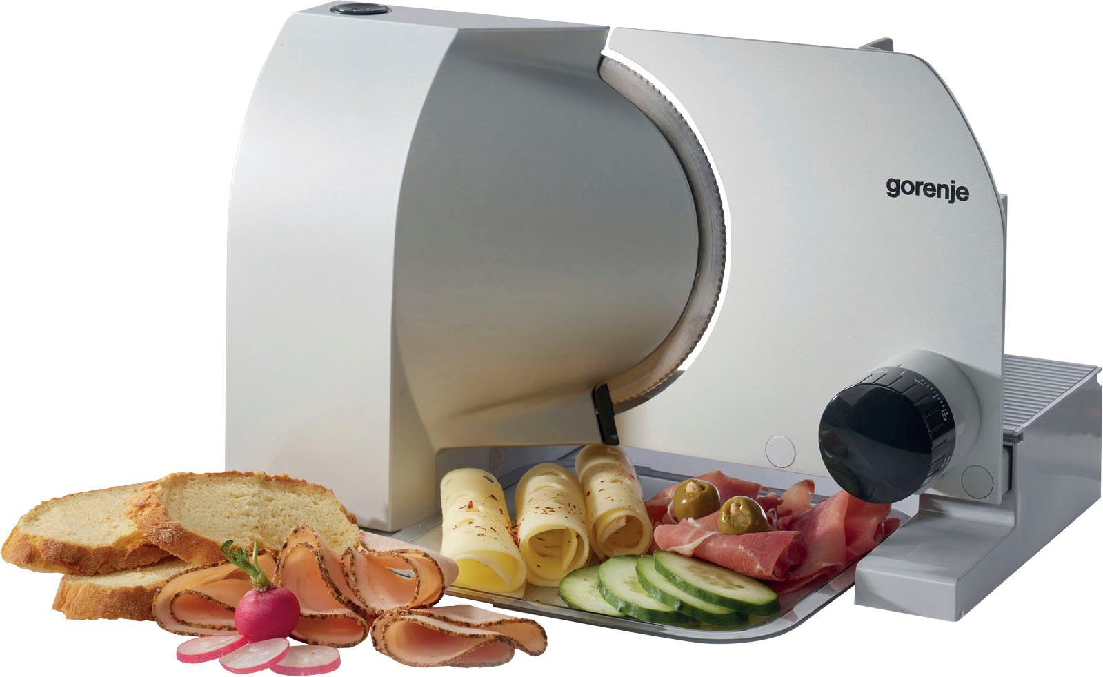 GORENJE Allesschneider R 708 A, 100 W, hochwertige Solingen-Edelstahlmesser