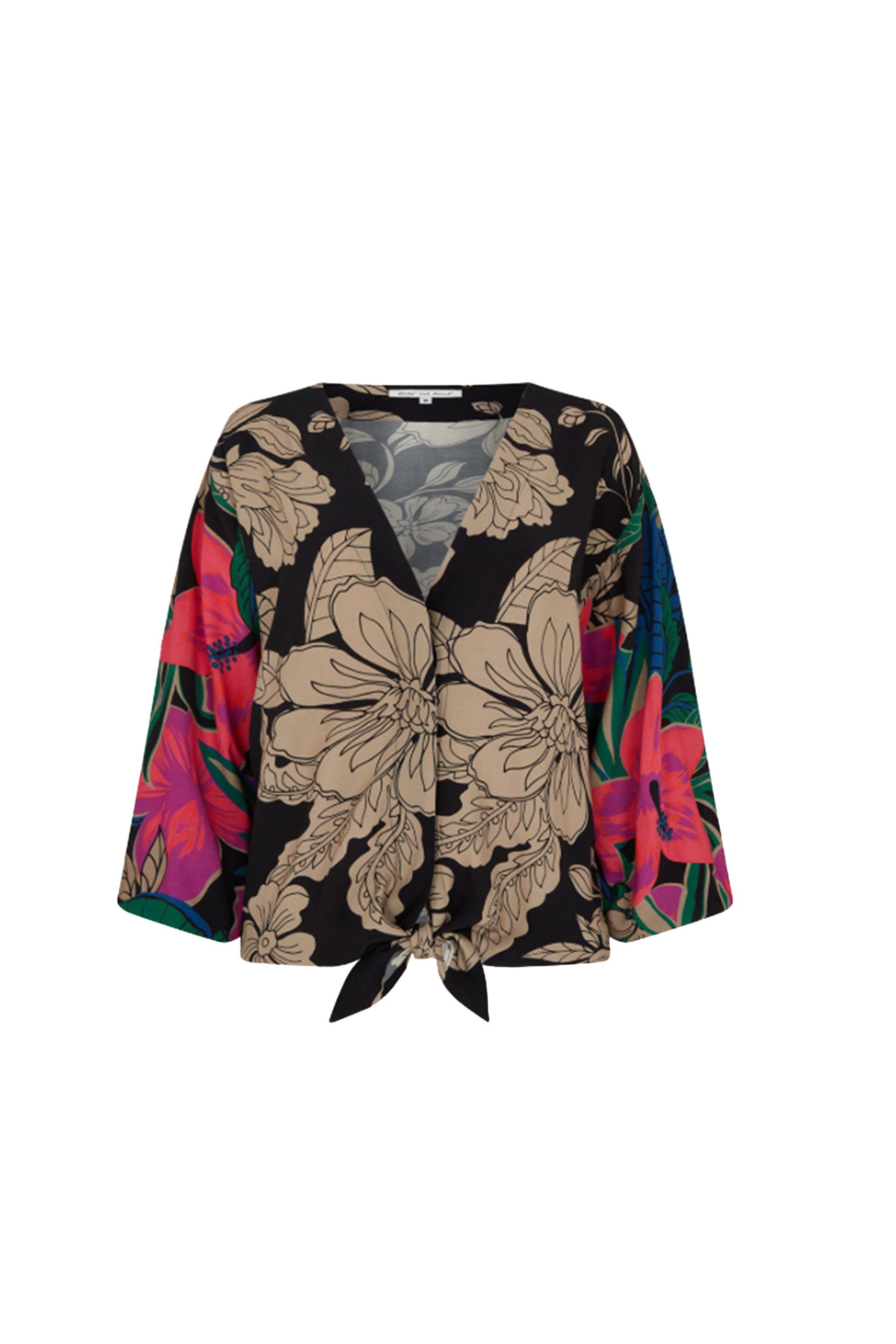 Lily and Lionel Hemdbluse Celeste V-Neck Floral Printed Blouse Damen