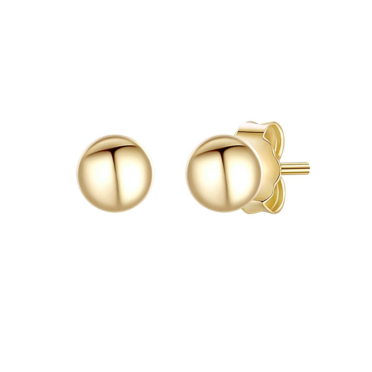 Paar Ohrstecker gelbgold