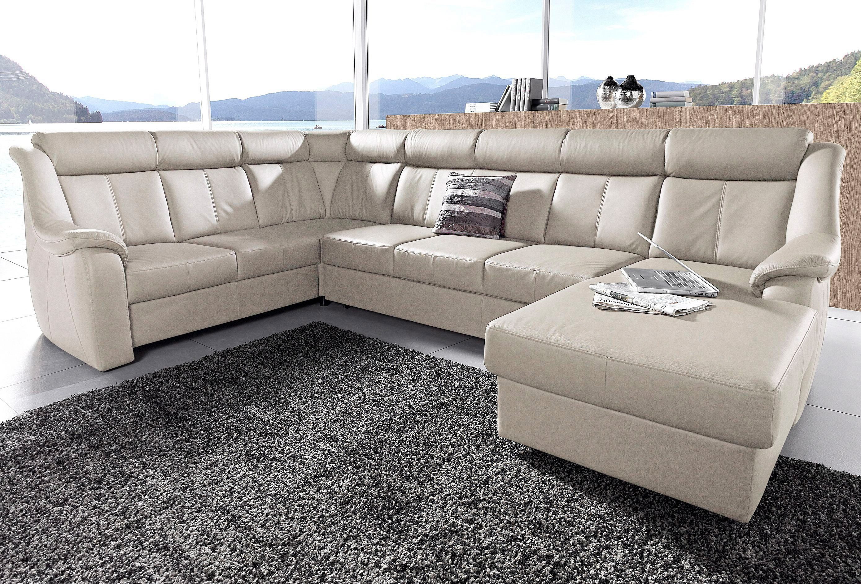 sit&more Wohnlandschaft Basel U-Form, wahlweise mit Relaxfunktion