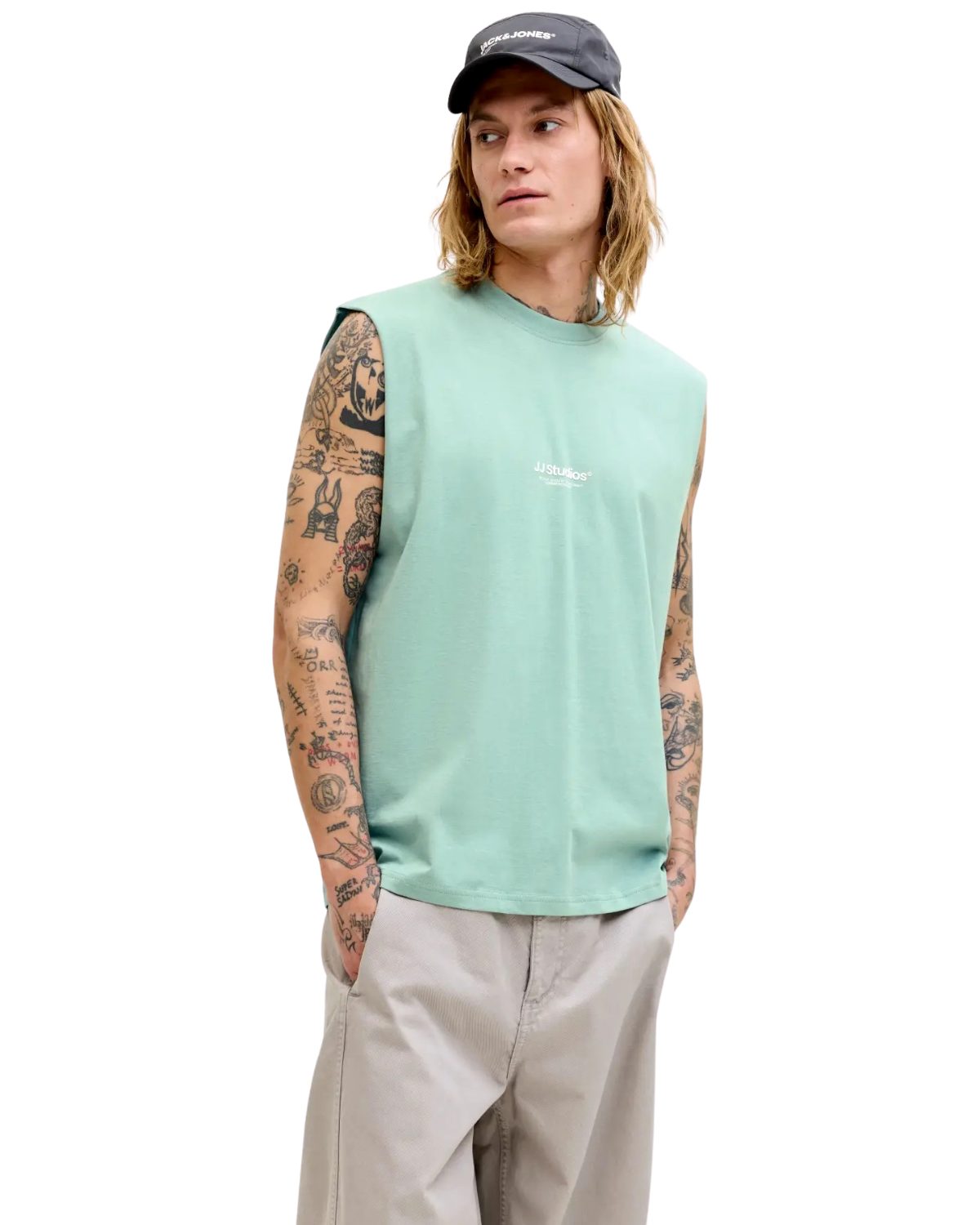 Jack & Jones Tanktop mit klassischem Print Design