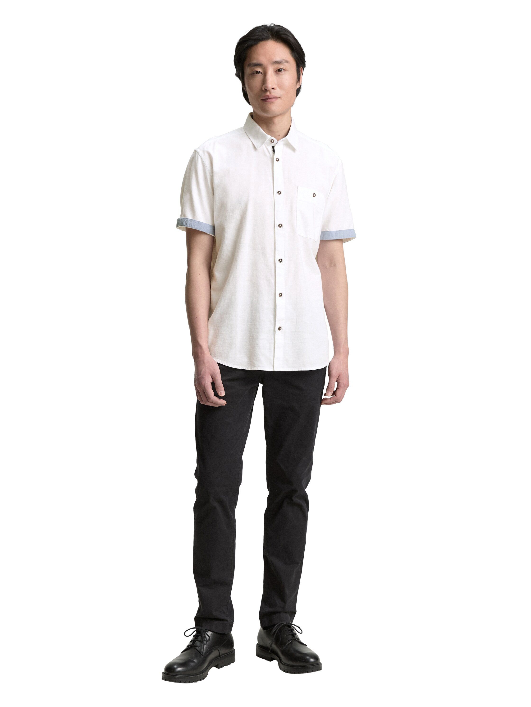 TOM TAILOR Kurzarmhemd Regular Fit Kurzarmhemd günstig online kaufen