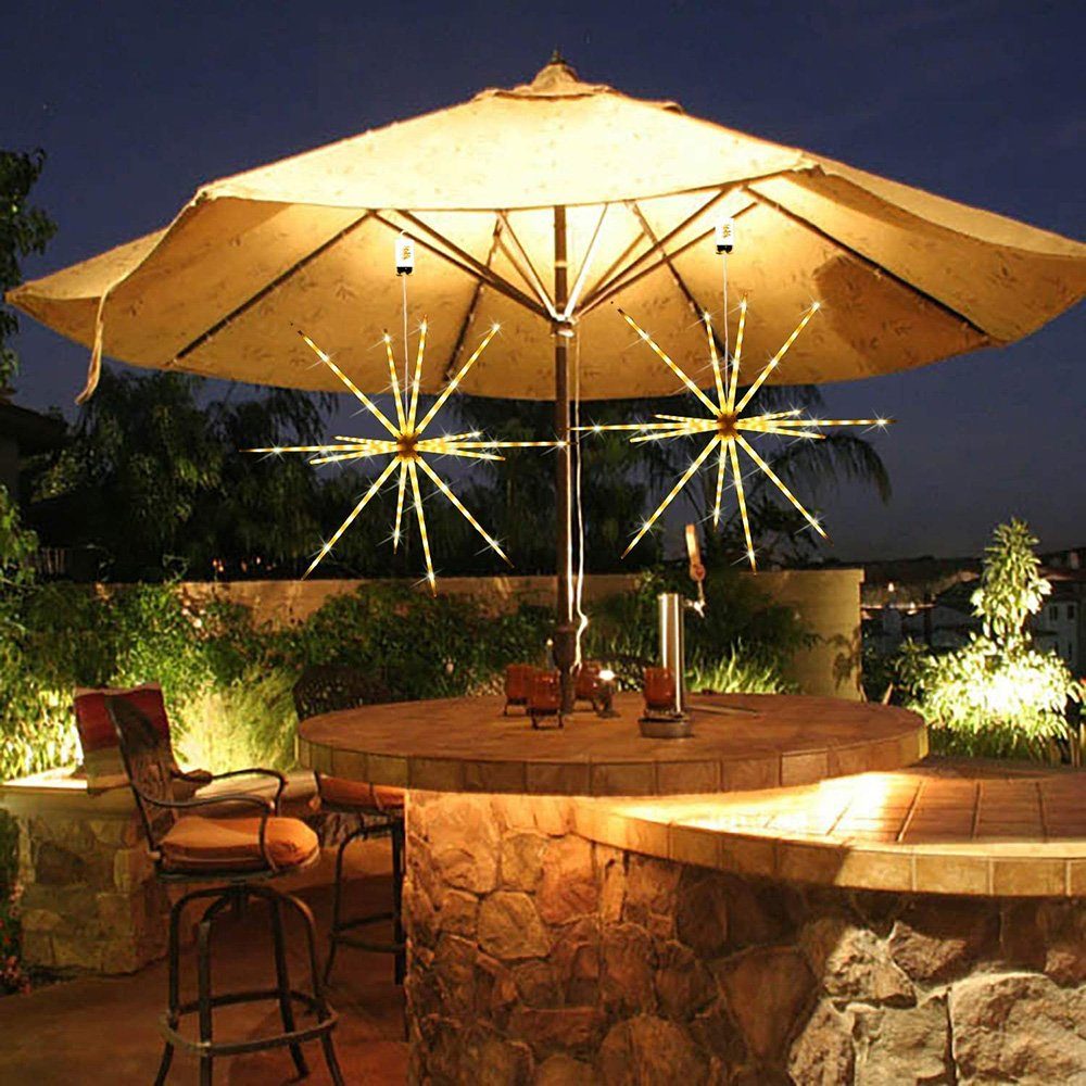 Rosnek LED-Lichterkette Meteor Feuerwerk Lichter,Wasserdicht,Batterie,Weihn günstig online kaufen