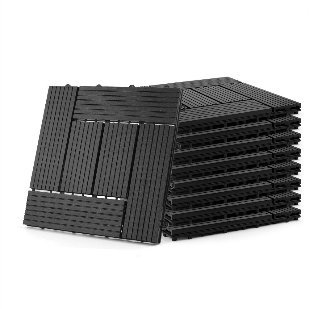 euroharry WPC-Fliesen 11St. 30x30 cm WPC günstig online kaufen