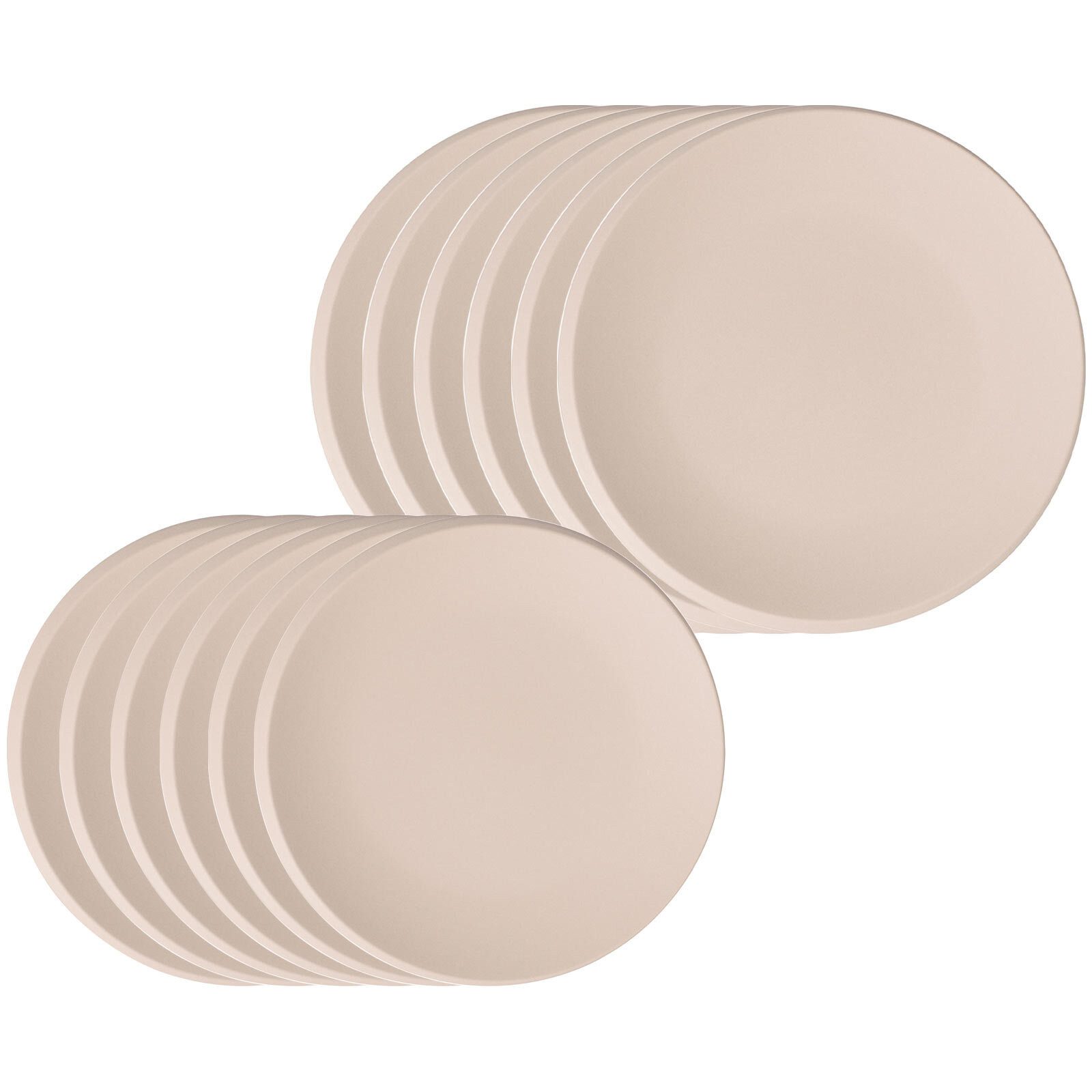 Villeroy & Boch Tafelservice NewMoon Tafelservice 12er Set (12-tlg), 6 Personen, Porzellan