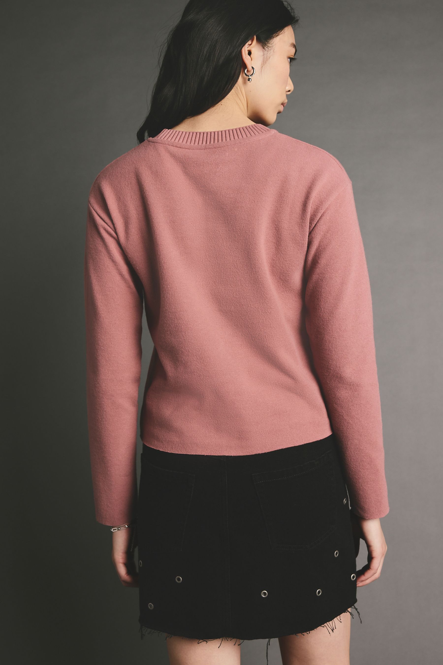 Next Rundhalspullover Weicher, gemütlicher, gerippter Rundhalspullover (1-t günstig online kaufen