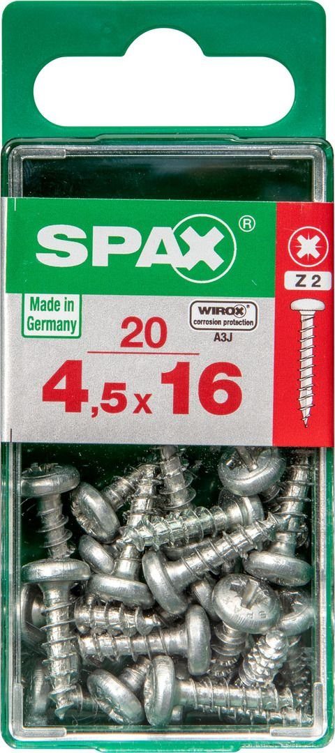 mm x 20 Universalschrauben TX Spax 20 SPAX Holzbauschraube - 4.5 16