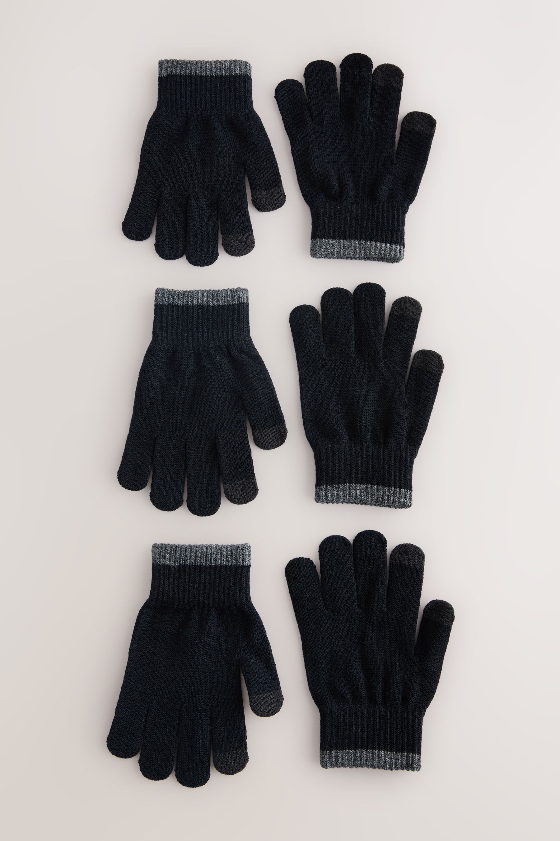 Next Strickhandschuhe Zauberhandschuhe 3er-Pack (3-St)