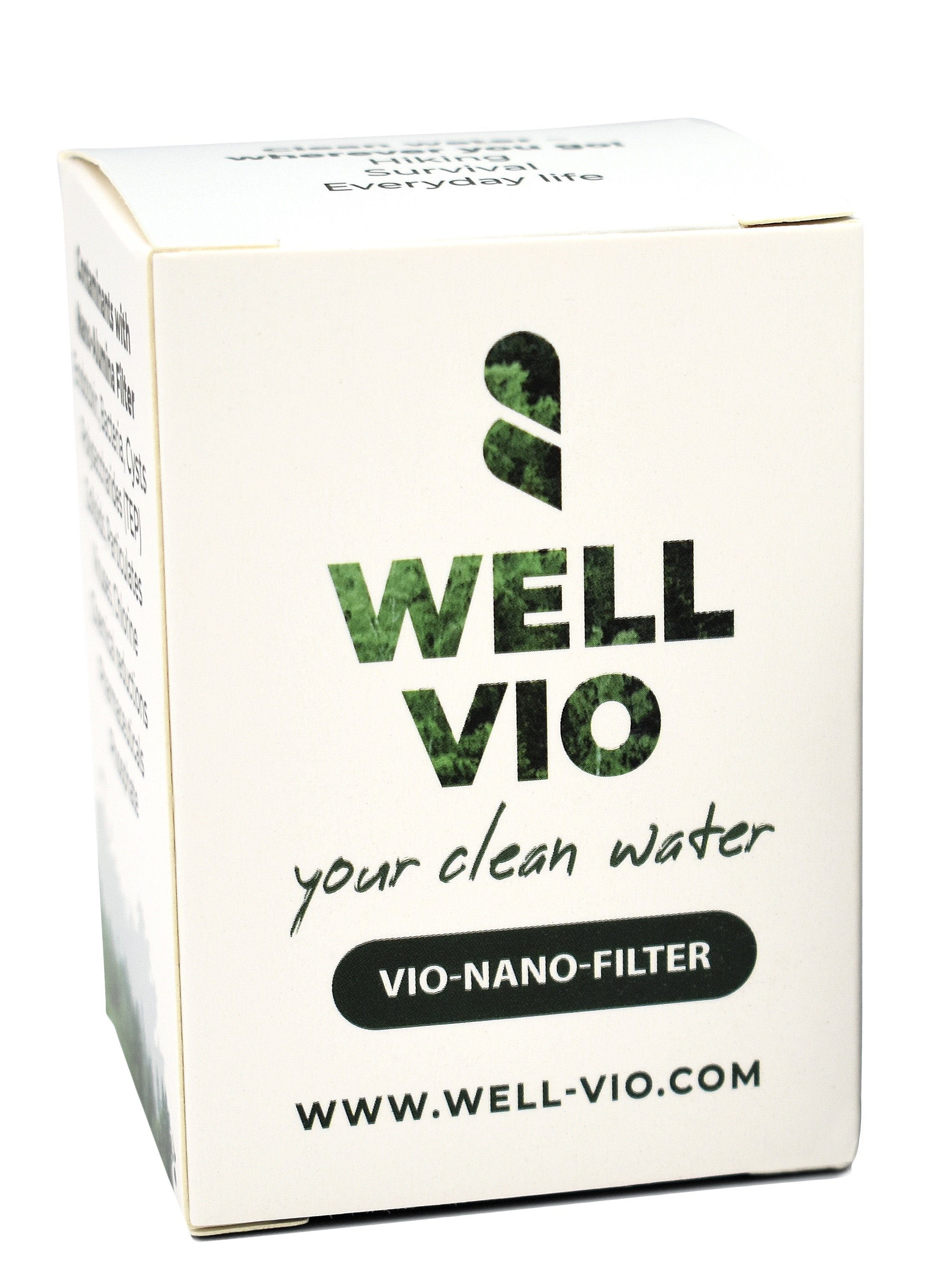 für mit Nano-Al2O3-Technologie, Wasserfilter neuer Filterflasche WELLVIO Ersatzfilter Viobottle Zubehör für Viobottle