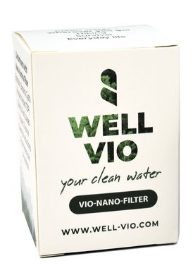 WELLVIO Wasserfilter Ersatzfilter für Viobottle Filterflasche mit neuer Nano-Al2O3-Technologie, Zubehör für Viobottle