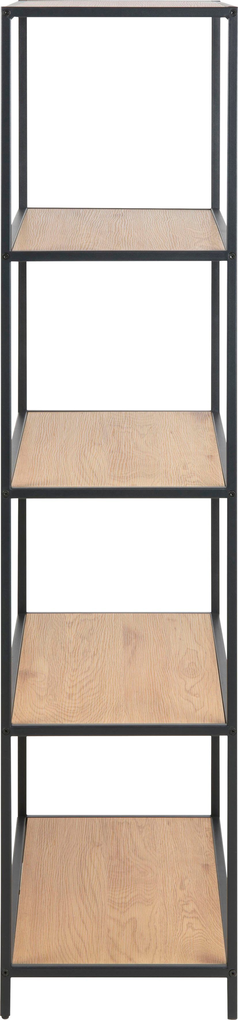 ACTONA GROUP Bücherregal, Metallgestell im modernen Industrie-Look, 4 Einlegeböden, Höhe 150 cm