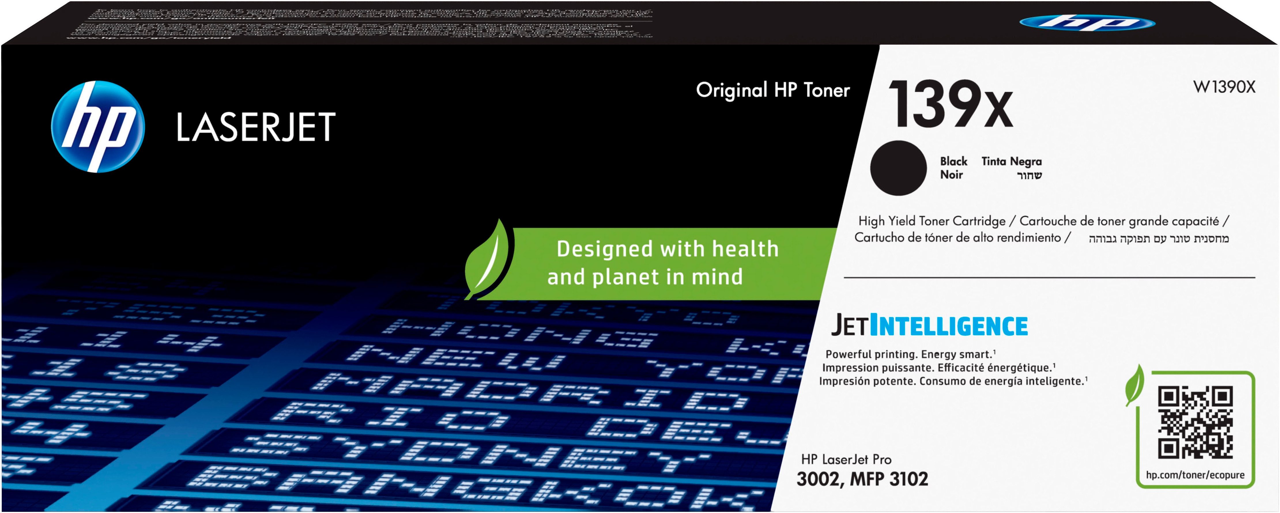 HP Tonerpatrone HP original Toner 139 schwarz, Größen: A+X
