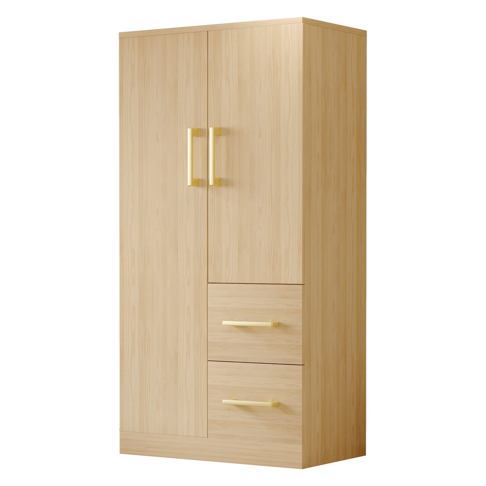 ANYSUN Kleiderschrank Schrank mit Schubladen und Staufächern (Set, 1er Set) BadmöbelBreite 70 cm