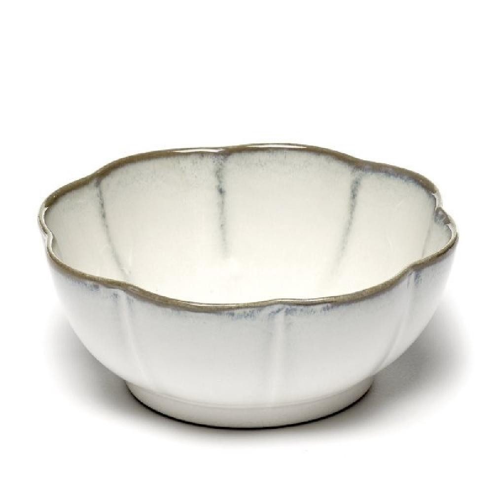 Serax Schüssel Schale Inku Ribbed White (XL)