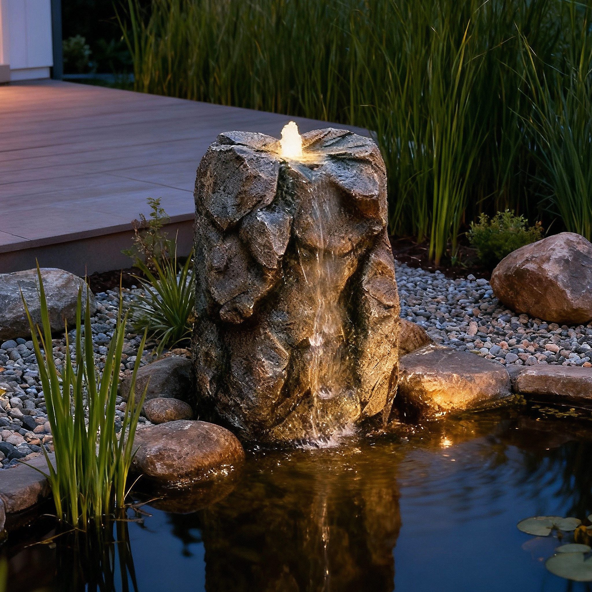 Arnusa Gartenbrunnen Quellstein Bachlauf Quelle mit günstig online kaufen
