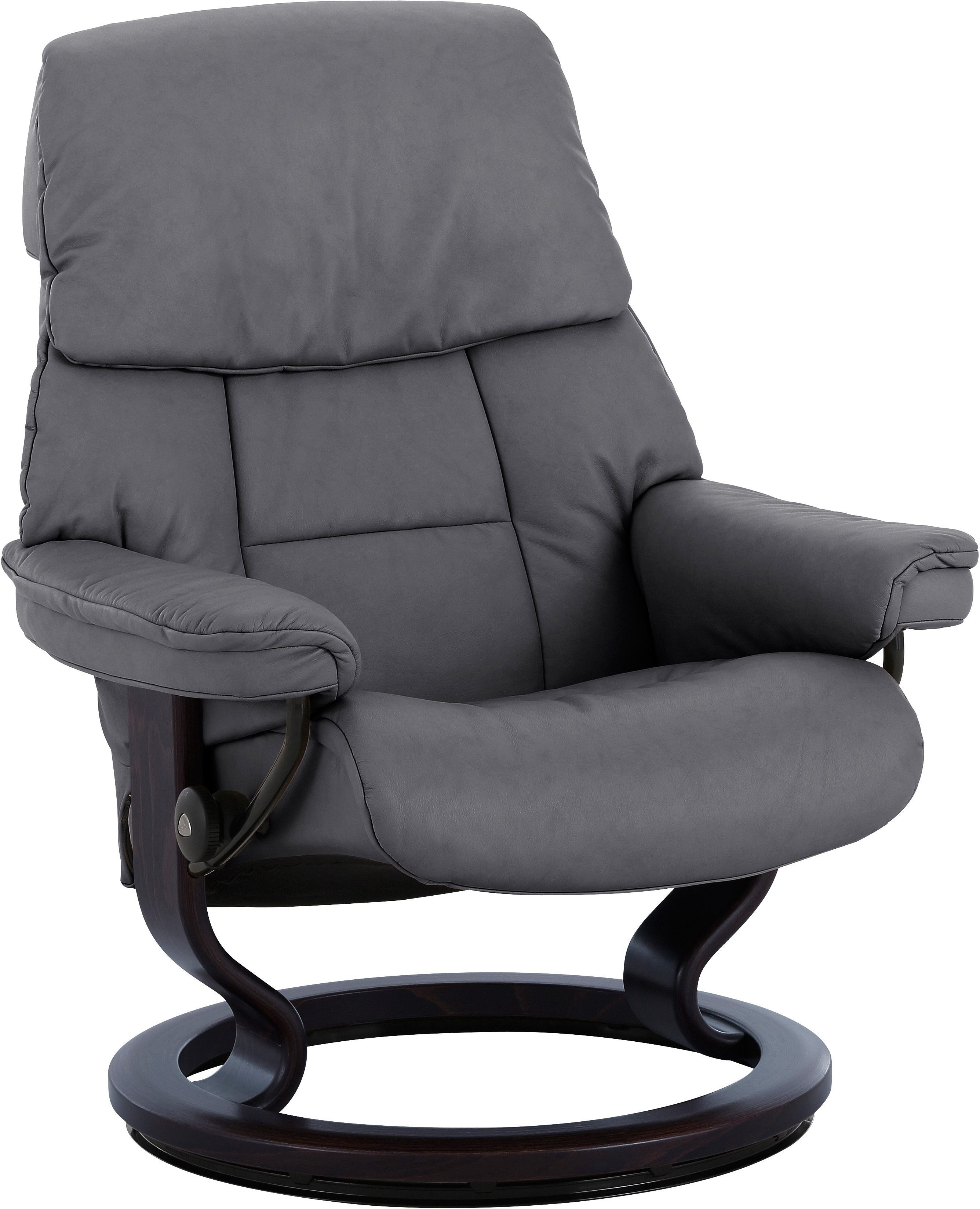 Stressless® Relaxsessel Ruby, mit Classic Base, Größe M, Gestell Eiche, Wenge, Braun & Schwarz