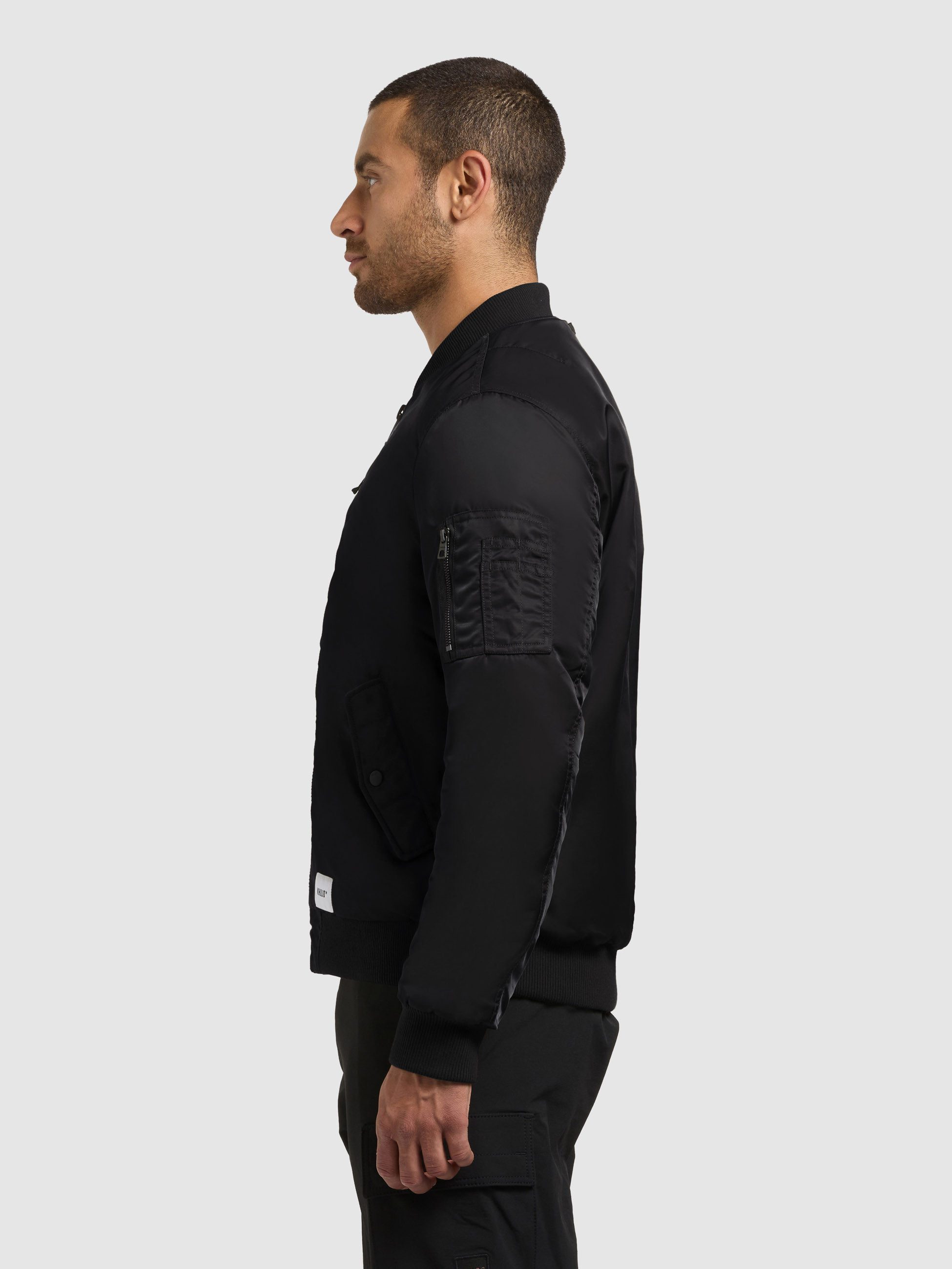 khujo Bomberjacke ADON leicht glänzendes Material