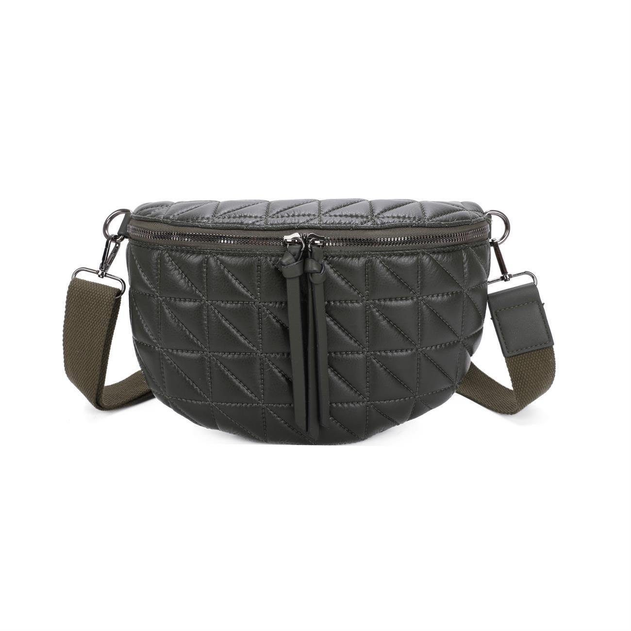 ITALYSHOP24 Bauchtasche Damen Gürteltasche Hüfttasche CrossBody günstig online kaufen
