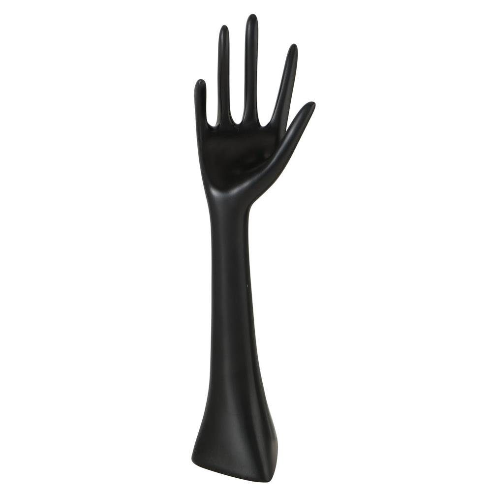 BOLTZE Schmuckständer Hand, in Schwarz, 34 cm, für Ketten, Ringe, Armbänder | Schmuckständer